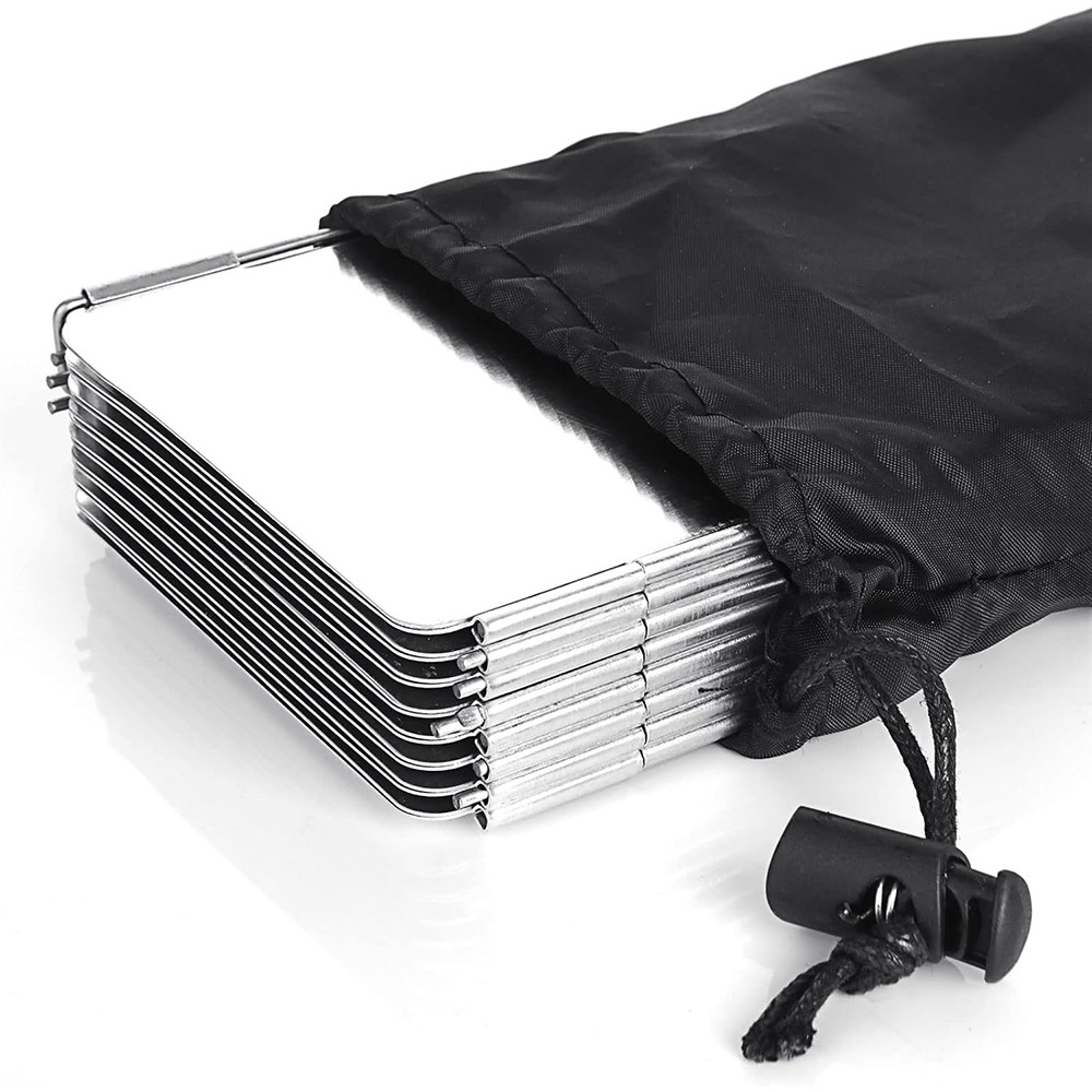 Camping Cooking Set Lightweight - Lightweight Folding Camping Stove Windshield 9/10/8