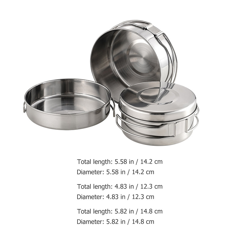1Set Stainless Steel Camping C - Camping Cooking Set Lightweight review and price