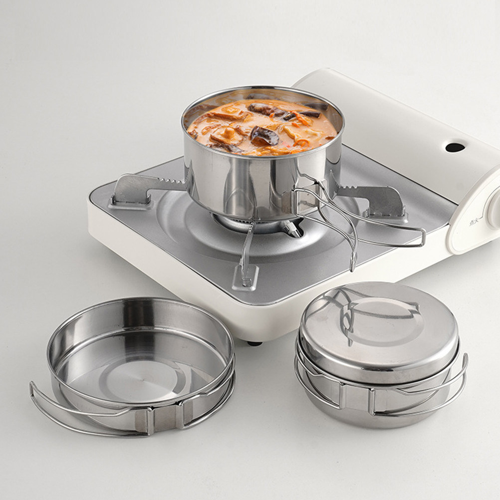 1Set Stainless Steel Camping C - Camping Cooking Set Lightweight review and price