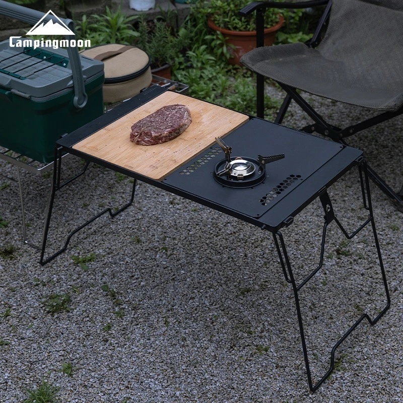 TRIMIX Portable Camping IGT Ko - Camping Cooking Table With Windshield review and price