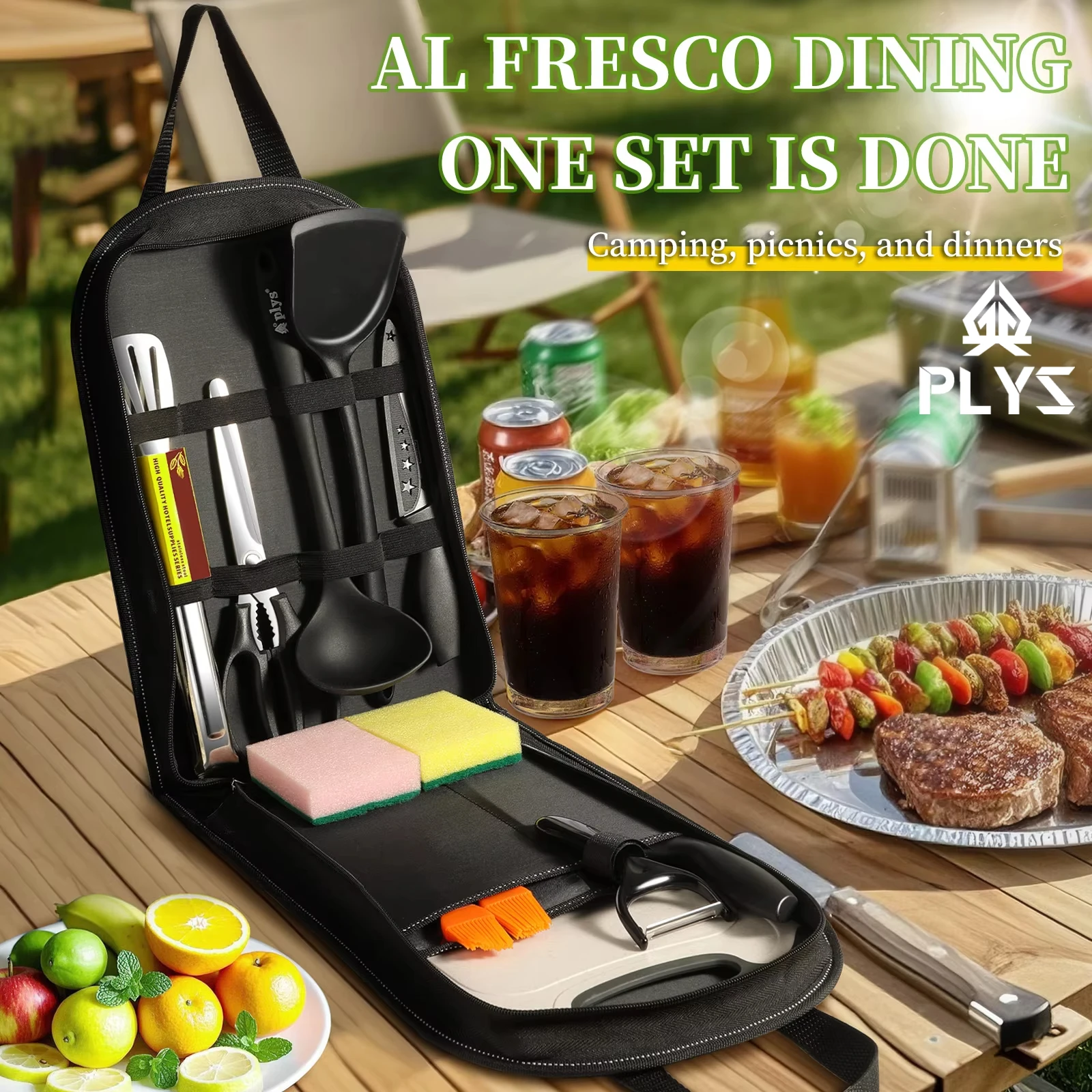 Portable outdoor utensils set  - Quechua Camping Cooking Set review and price