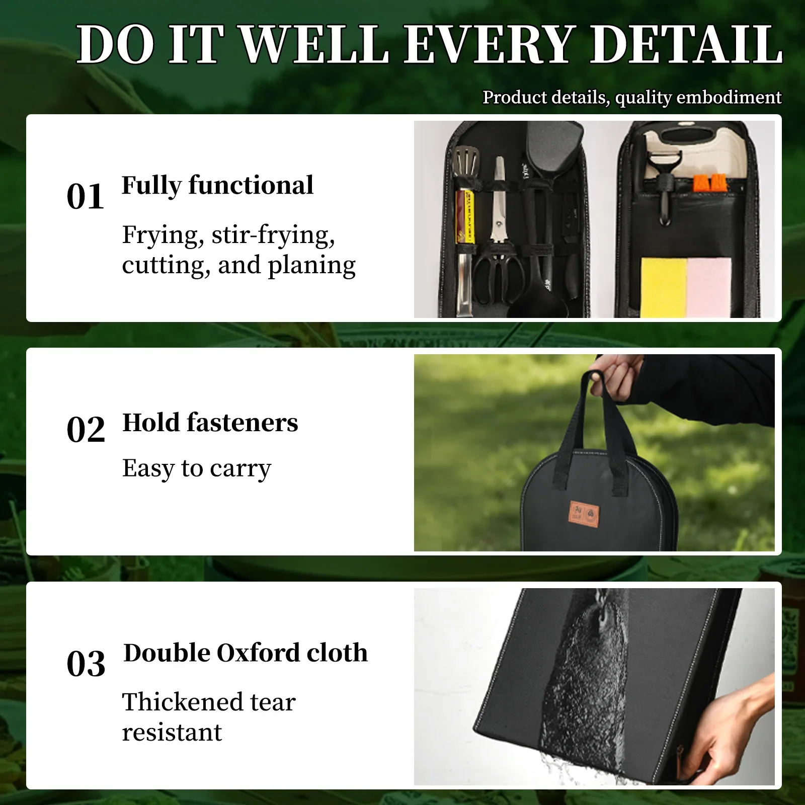 Portable outdoor utensils set  - Quechua Camping Cooking Set review and price