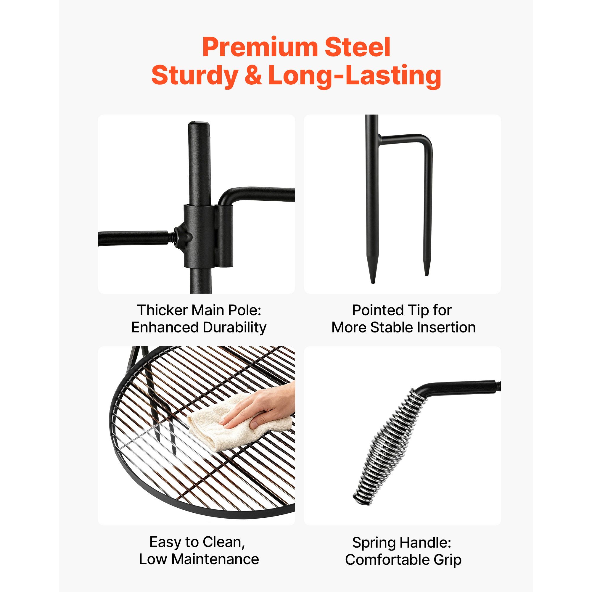 Heavy Duty Swivel Campfire Gri - Camping Cooking Open Fire review and price