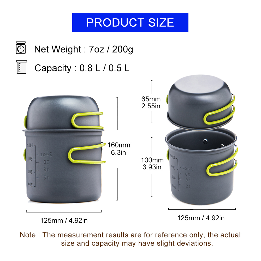Widesea Camping Cooking Utensi - Quechua Camping Cooking Set review and price