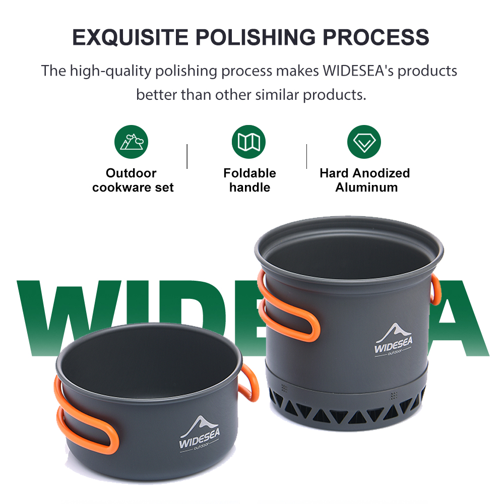 Outdoor Camping Pot 1.3L 2.3L  - Quechua Camping Cooking Set review and price