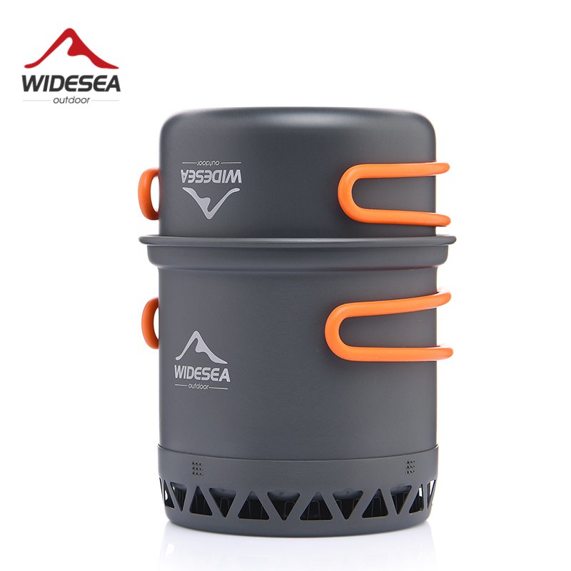 Widesea Camping Pot 1.3L 2.3L  - Quechua Camping Cooking Set review and price
