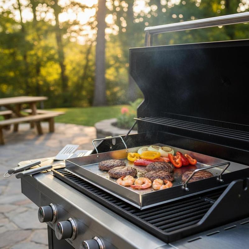 Universal Flat Top Griddle 18x - Camping Cooking Hardware review and price