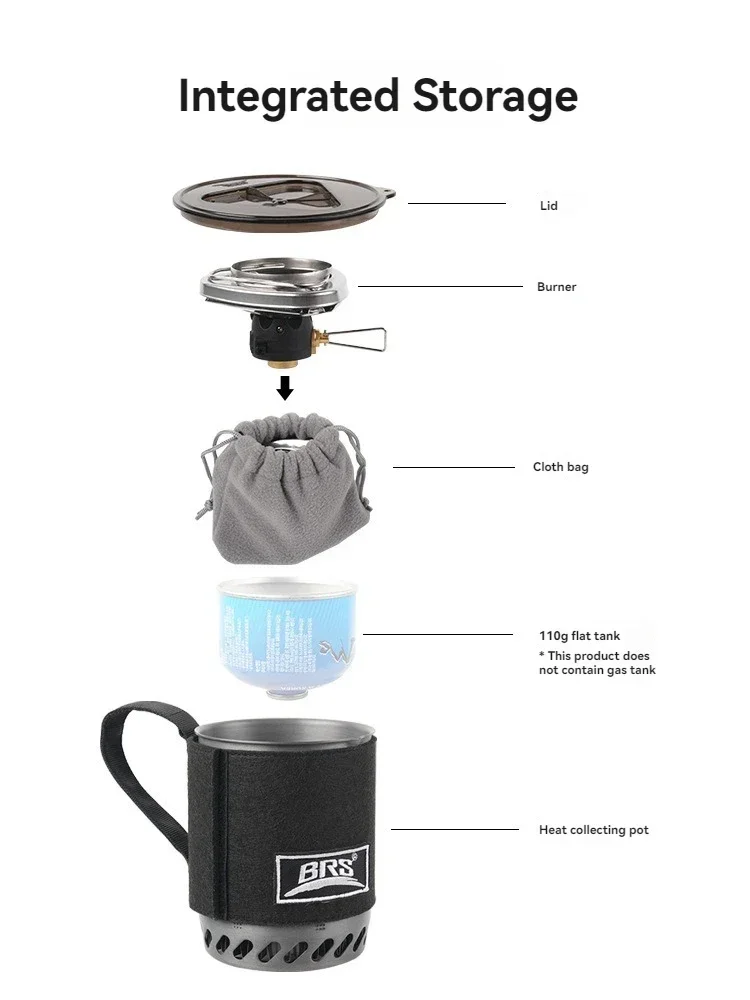 BRS-61 Heat Exchanger Portable - Camping Cooking Jet review and price