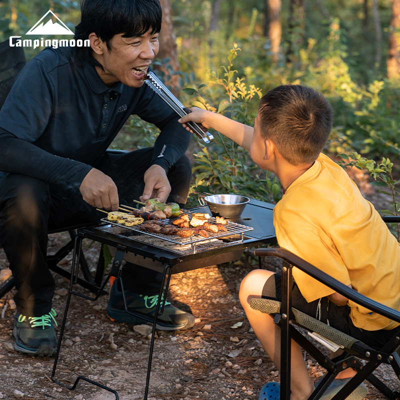 CAMPINGMOON UG-1 IGT Carbon Gr - Camping Cooking Table With Windshield review and price