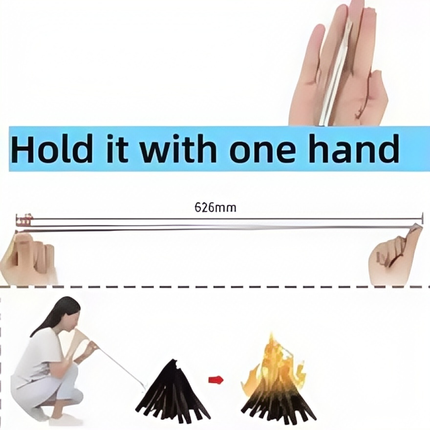 Outdoor Camping Blow Fire Tube - Camping Cooking Youtube review and price