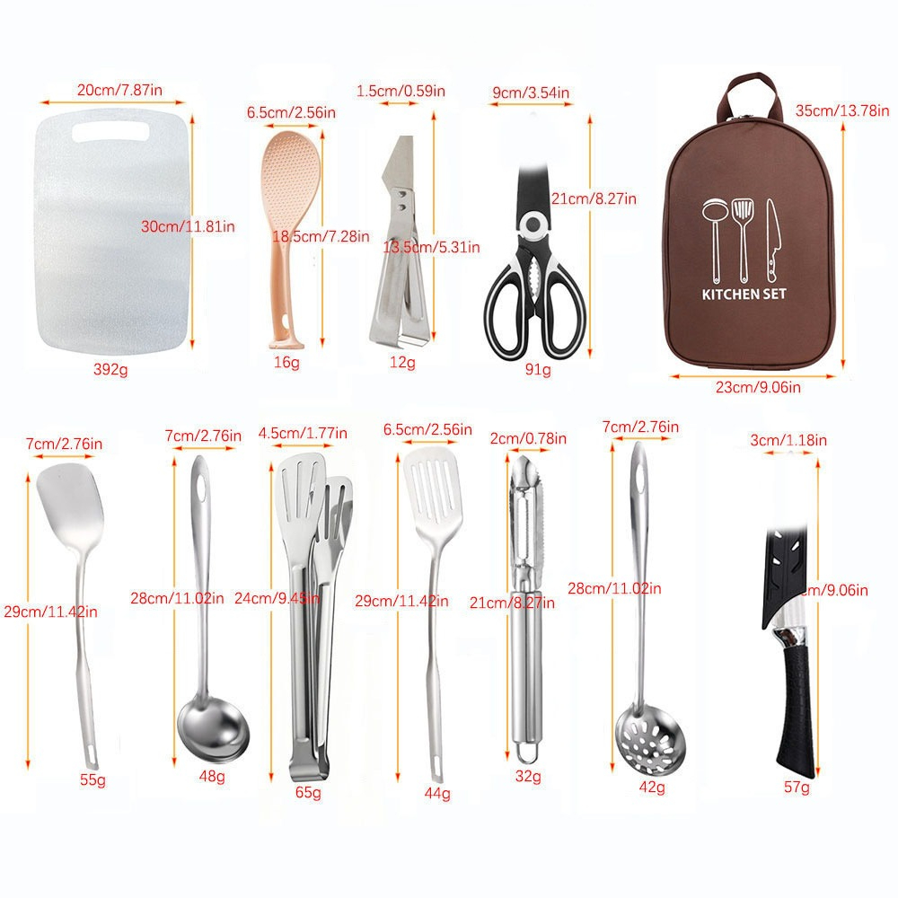 Camping Cookware Storage Bag-C - Quechua Camping Cooking Set review and price