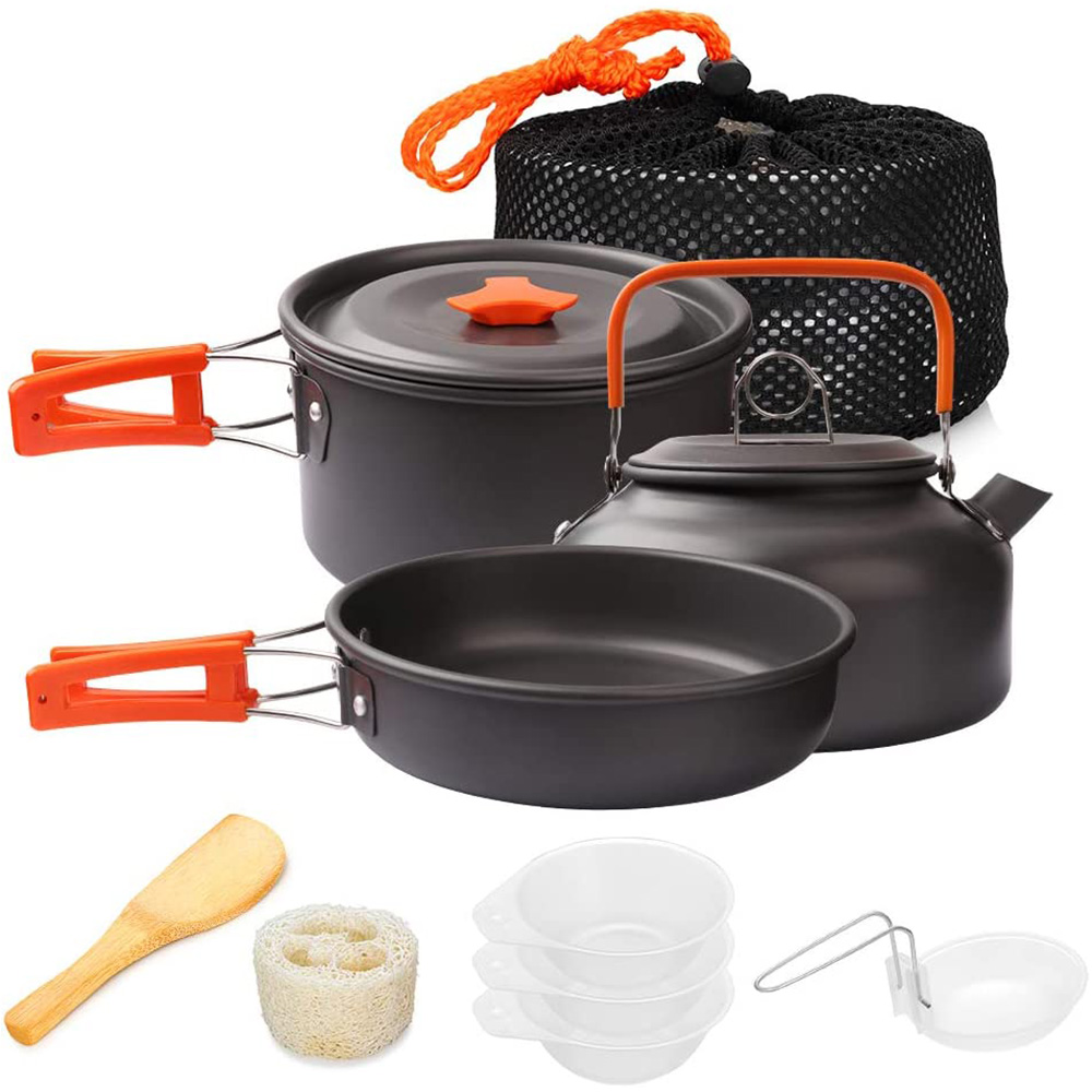 1pcs/1set Camping Cookware Kit - Camping Cooking Hardware review and price