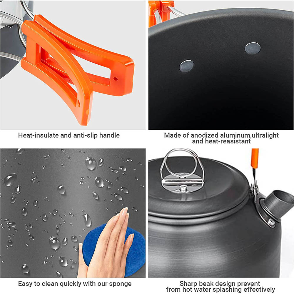 1pcs/1set Camping Cookware Kit - Camping Cooking Hardware review and price