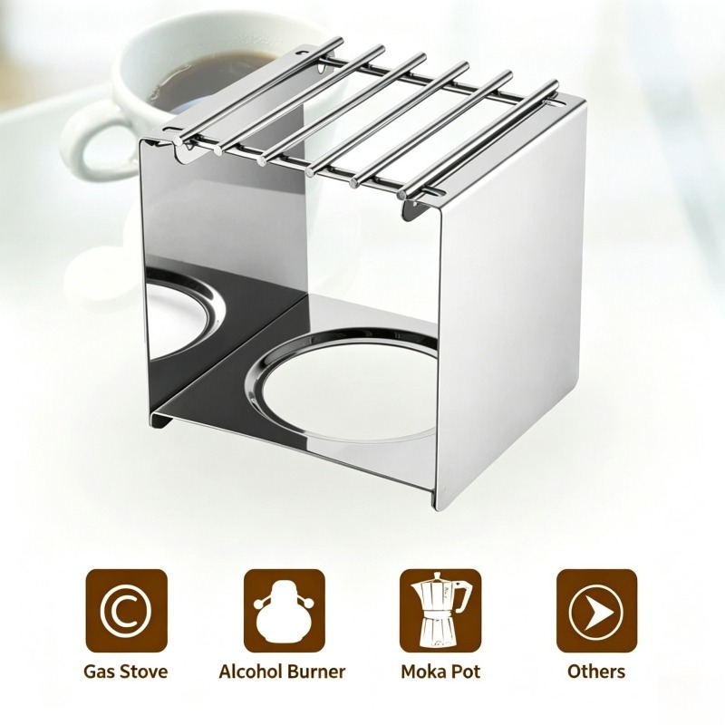 Stainless Steel Square Coffee  - Camping Cooking Hardware review and price