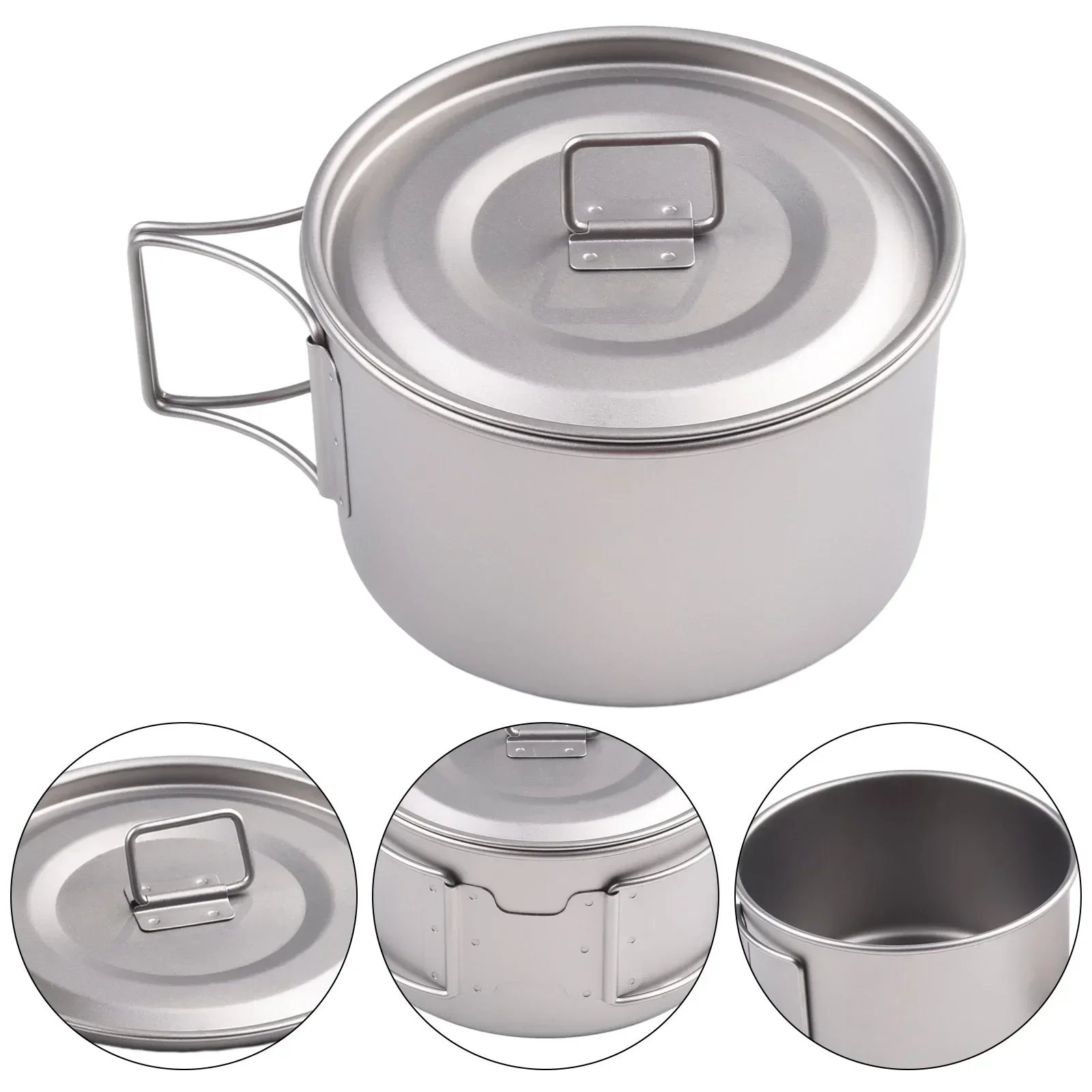 Titanium Bowl With Folding Han - Camping Cooking Hardware review and price