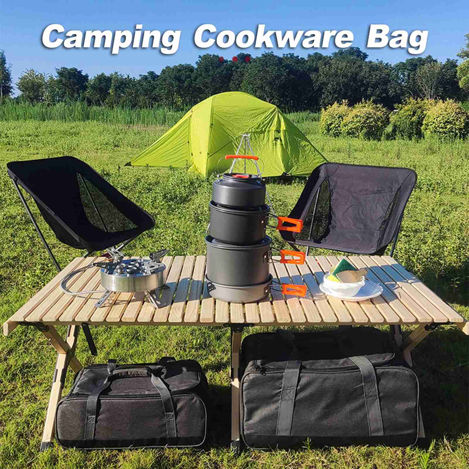 Cooking Tote Bag Camping Cookw - Camping Cooking On Fire review and price