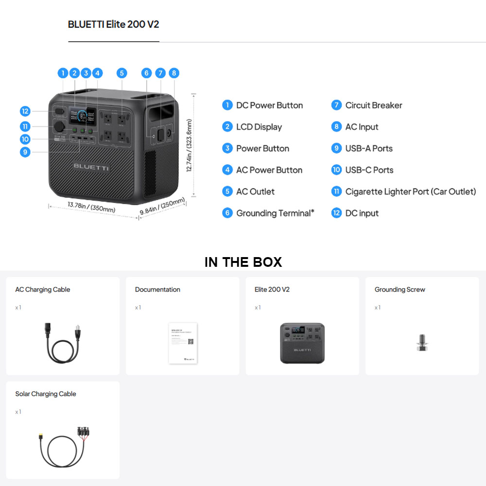 【Renew】BLUETTI Elite 200 V2 Po - Camping Cooking Box review and price