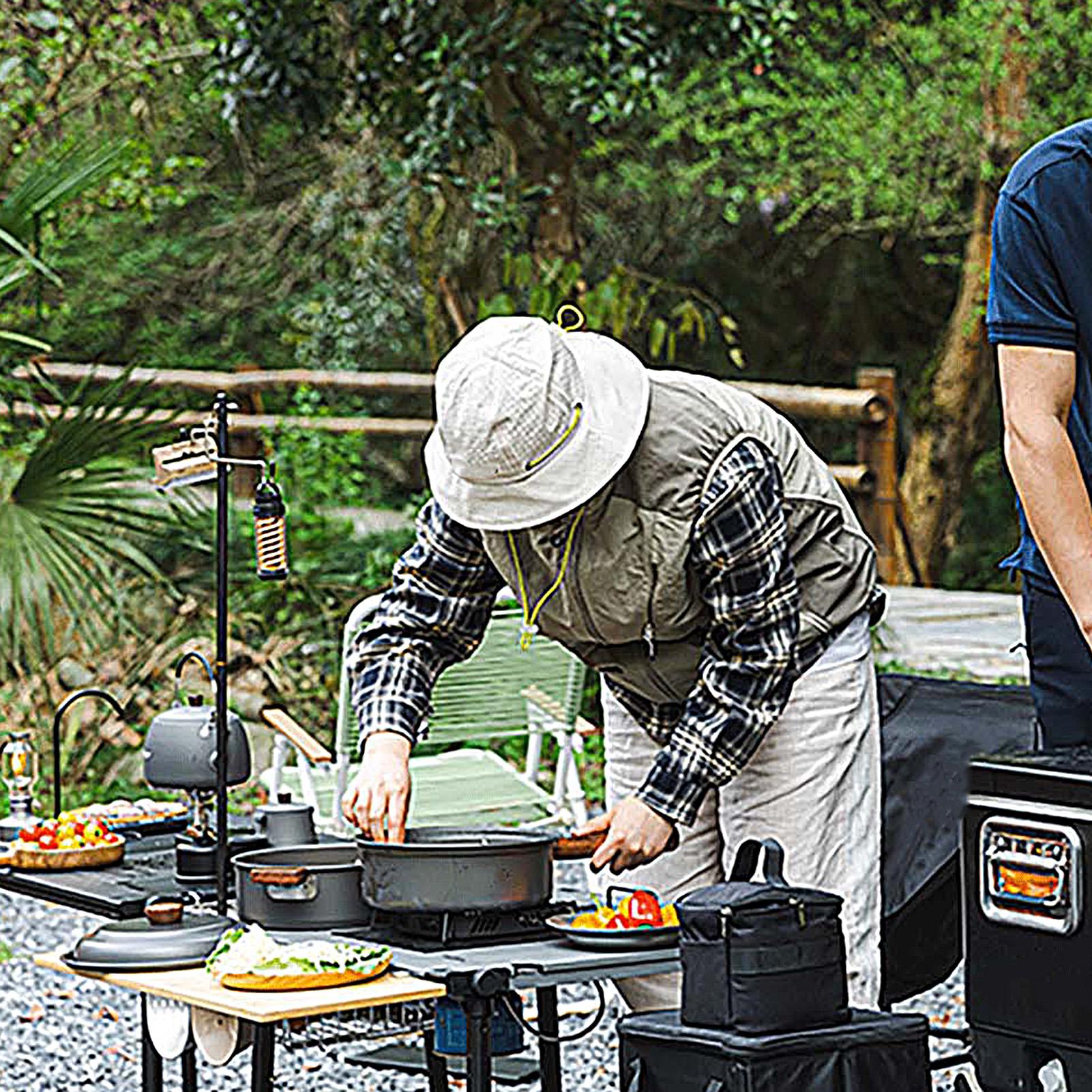 Camping Pot Portable Large Lig - Camping Double Cooking Stove review and price
