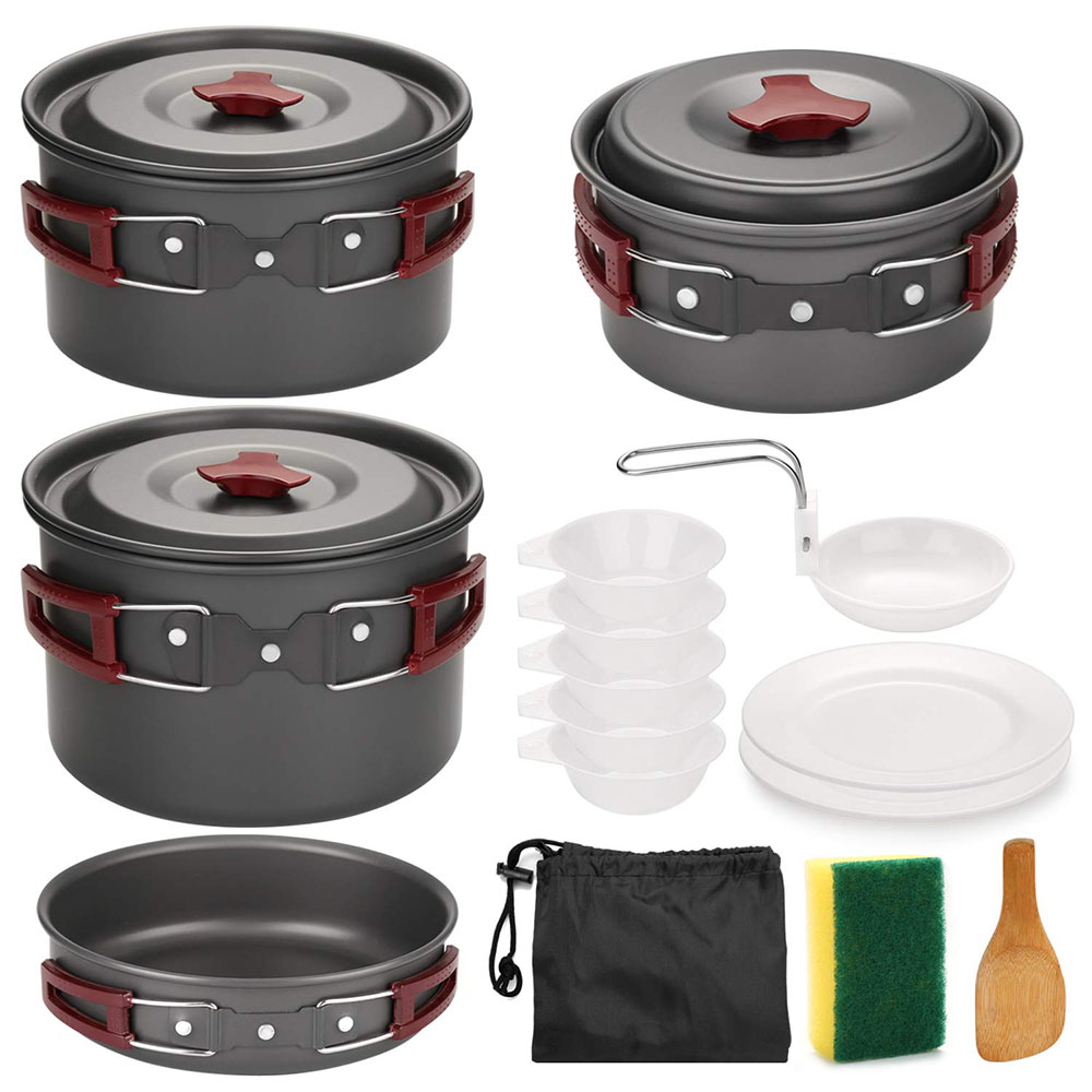 Outdoor Camping Cookware Kit N - Camping Cooking Hardware review and price