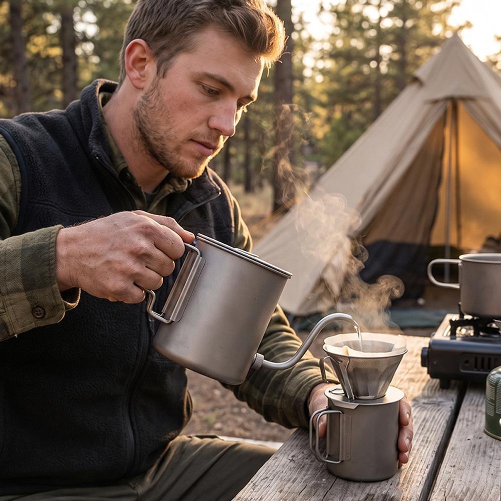 420ml Pure Titanium Camping Co - Camping Cooking Set Lightweight review and price