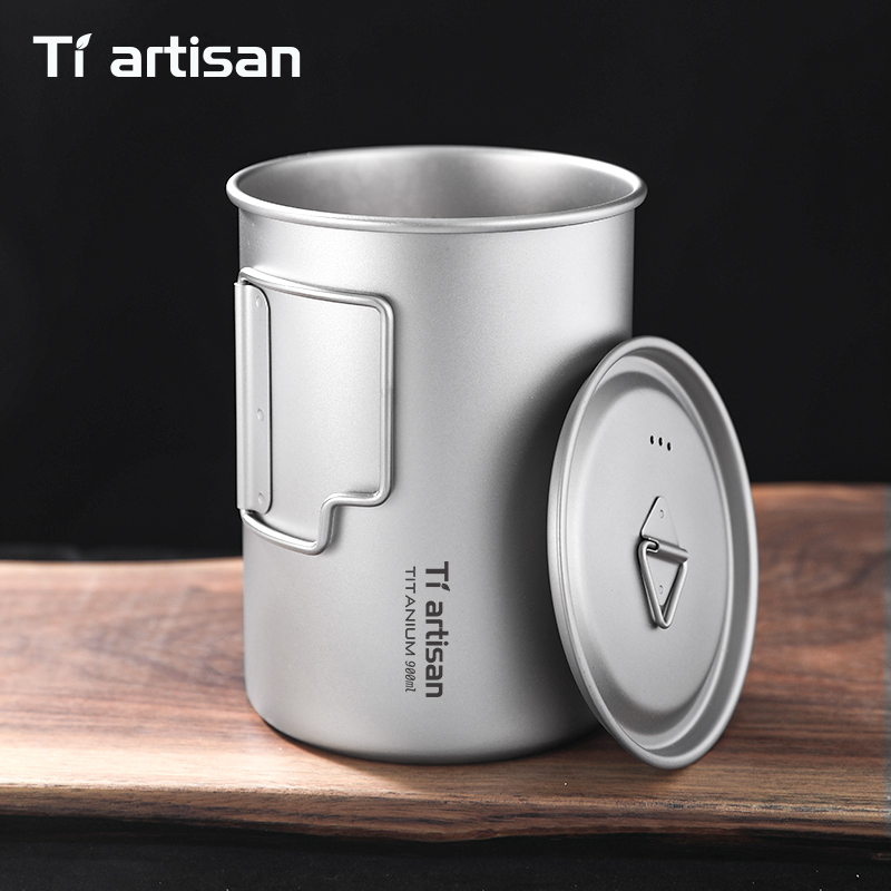 Tiartisan 750ml/ 900ml Titaniu - Camping Cooking Set Lightweight review and price
