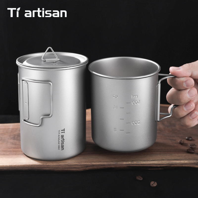 Tiartisan 750ml/ 900ml Titaniu - Camping Cooking Set Lightweight review and price